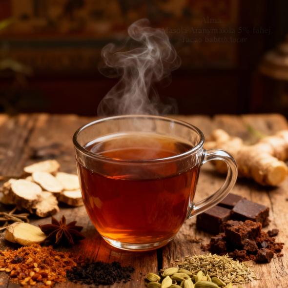 Organikus keserű csokoládés chai