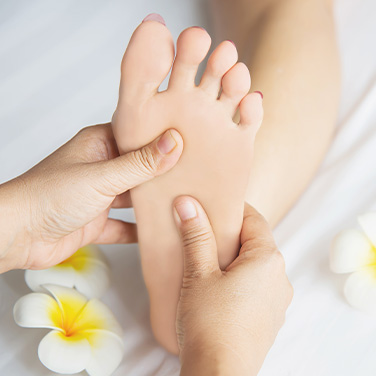 Reflexológiás talpmasszázs